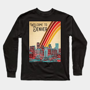 Welcome To Denver Vintage Long Sleeve T-Shirt